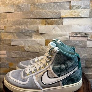 Nike Women's Sz 8.5 Vandal High LX High Top Sneakers Shoes Velvet Green Grey